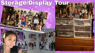 How I Store, Organize and Display over 100 Barbie Dolls in Small Space! (2022)