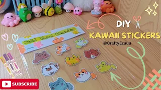 How to make stickers | Make your own stickers | DIY stickers | homemade stickers | CraftyEzuuu