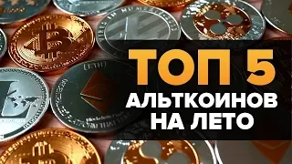 Топ 5 АЛЬТКОИНОВ на ЛЕТО! Лучшие криптовалюты для инвестиций 2019! Обзор, анализ и аргументы