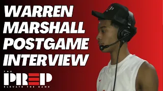 Warren Marshall G of the game post-game interview