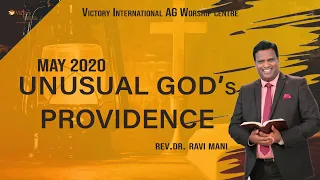 MAY 2020 -  Month Of Unusual God's Providence | Rev.Dr. Ravi Mani