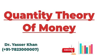 Quantity Theory Of Money