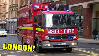 [FIRE COMMAND UNIT] - LONDON Fire Brigade + Police Cars & Ambulances responding URGENTLY!