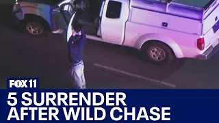 Police chase: CHP in pursuit of alleged hit-and-run driver