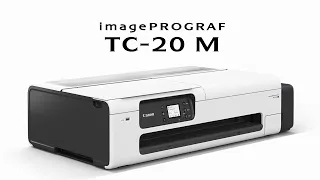 Canon imagePROGRAF TC-20M - 24" Large Format  Printer Product Video