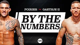 WHO'S THE BADDEST? Dustin Poirier vs Justin Gaethje 2 | BY THE NUMBERS