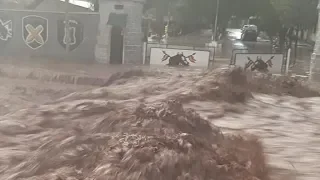 Pilcomayo River Overflow in Tupiza, Bolivia (Dec 18, 2018)