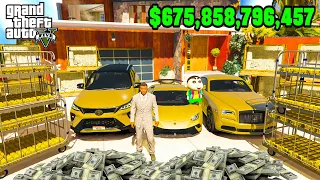 SHINCHAN & FRANKLIN BECOME RICHEST PERSON IN GTA5 ll MASH