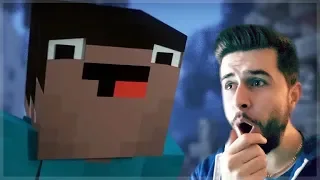 REACTING TO BLOCKING DEAD MINECRAFT MOVIE!! Minecraft Animations!