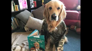 Read "My Grandad marches on Anzac Day" with Honey the Story Dog