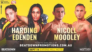 Beatdown Promotions 5: Janay Harding V Jamie Edenden | Sept 16