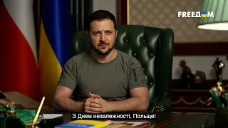 "Ми рідні. Ми вільні". Вітальне слово Зеленського до Дня відновлення незалежності Польщі