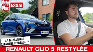 NOUVELLE RENAULT CLIO 5 restylée (2023) : la MEILLEURE CITADINE HYBRIDE française ?