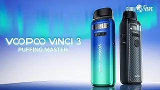 Pod система Voopoo Vinci 3 1000 мАг 50 ватт розпаковка від Guru Vape