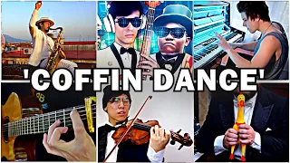 Who Played it Better: COFFIN DANCE MEME - Astronomia (Bass, Piano, Sax, Violin, Chicken, Guitar)