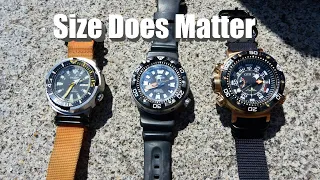 Size Does Matter,  Huge Dive Watches