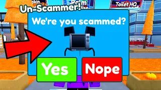 How To Get Scammed Units Back In Toilet Tower Defense..