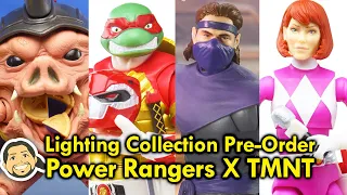 Power Rangers X Teenage Mutant Ninja Turtles Lightning Collection TMNT Pre-Orders - Mega Jay Retro