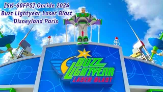 [5K-60FPS] - Buzz Lightyear Laser Blast (Onride) 2024 - Disneyland Paris