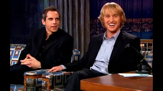 Ben Stiller & Owen Wilson Compare Themselves To Hope & Crosby - "Late Night With Conan O'Brien"