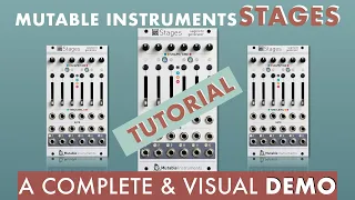 STAGES #mutableinstruments #tutorial  a complete and visual demo #eurorack