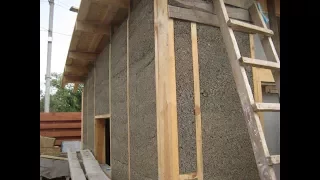 Технология строительства дома из конопли.