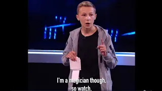 American got talent Teen magician Jasper Cherry leaves everyone GOBSMACKED with time traveling ca