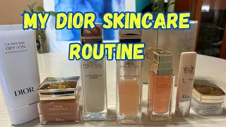 My Dior Skincare Routine…