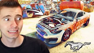 MEU CARRO DOS SONHOS no FERRO VELHO!!! (MUSTANG) - Car Mechanic Simulator 2018