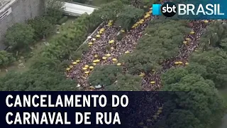 Prefeitura de São Paulo cancela carnaval de rua em 2022 | SBT Brasil (06/01/22)
