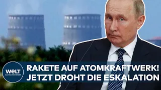 PUTINS KRIEG: Rakete auf Atomkraftwerk! Angst vor nuklearer Katastrophe - Eskalation um AKW droht