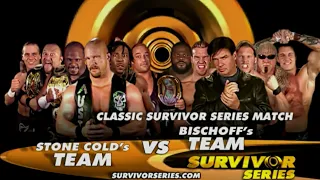 Team Bichoff vs Team Austin Classic Survivor Series Elimination Match Pt.2 Survivor Series 2003