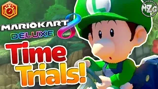 150cc Time Trials! Baby Luigi! - Mario Kart 8 Deluxe Gameplay - Episode 26