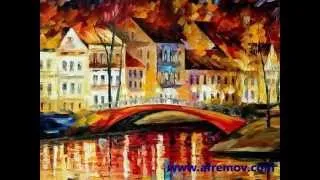 Slide Show - collection of city scenes of Czech Republic painted by artist Leonid Afremov