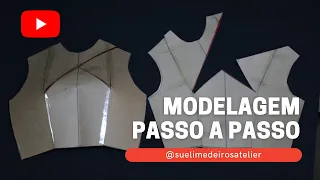 MODELAGEM TUTORIAL DIY VESTIDO DRESS HAUTECOUTURE COSTURA FÁCIL #houtecouture​ #diy​ #dress