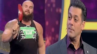 Dus Ka Dum : WWE SuperStar Braun Strowman ने सलमान खान को किया चैलेंज, हाथ से मोड़ा लोहे का पैन