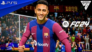 FC 24 - Barcelona vs. Valencia - La Liga 23/24 Full Match | PS5™ [4K60]