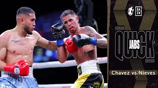 Quick Jabs | Jorge Chavez vs Alberto Nieves! 'El Nino Dorado' Smooth Boxing, Brakes Down Nieves!