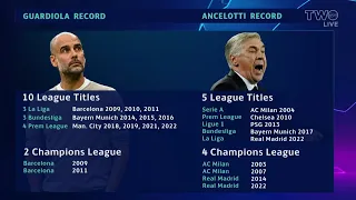 The differences between Pep Guardiola and Carlo Ancelotti