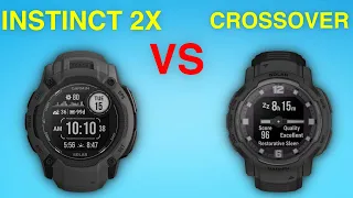 Garmin Instinct 2X Solar vs Garmin Instinct Crossover