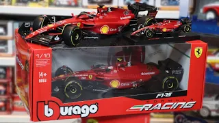 LES FERRARI F1-75 DE LECLERC ET SAINZ POUR UNE COLLECTION ! Miniature 1/43 & 1/18 Bburago F1