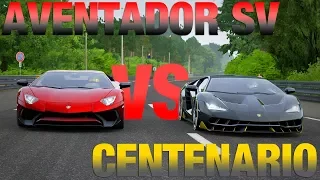 Forza Motorsport 7 - Lamborghini Aventador SV VS Lamborghini Centenario - Drag Race!