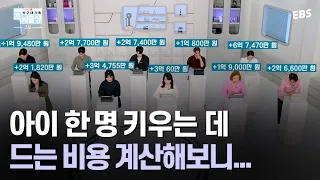 대한민국에서 아이 1명 키우는 데 얼마나 들까? | 양육비 현실 | 다큐멘터리 K - 초저출생 2부 결혼ㆍ출산ㆍ양육 비용 분석 프로젝트 #다큐멘터리 #저출생