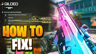 HOW TO FIX SOA SUBVERTER GILDED CAMO NOT TRACKING IN MODERN WARFARE 3!