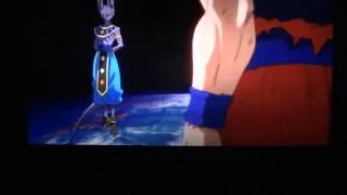 Dragon Ball Z La Batalla de los Dioses - Escena Final - Goku Vs Birusu!