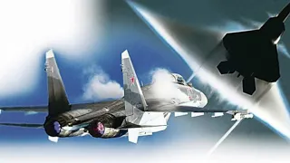 Caza Ruso SU-35  pone en jaque a avanzado F-22 en Siria.