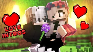 TOP 20 LOVE MINECRAFT INTROS ANIMATION ❤️