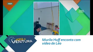 Murilo Huff encanta com vídeo de Léo, filho com Marília Mendonça