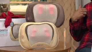 Homedics 3D Shiatsu Massage Pillow with Heat with Leah Williams