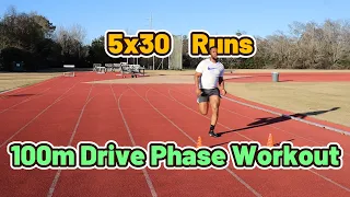 Drive Phase Track And Field Workout | Speed Training Day Ep. 3
